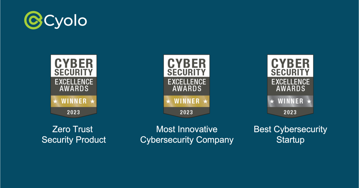 Cyolo Cyolo Scores a Hat-Trick in 2023 Cybersecurity Excellence Awards | Cyolo