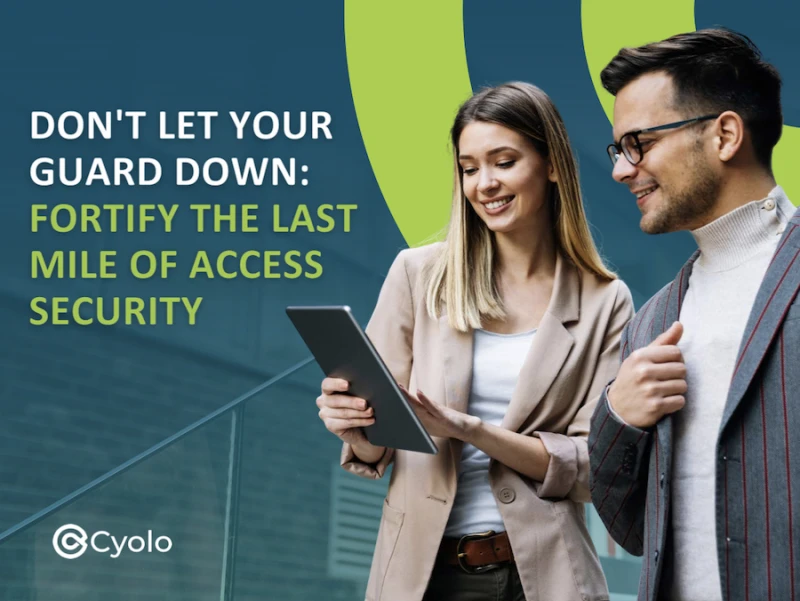 The cover of an ebook on how to fortify the last mile of access security